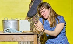 Buffy Davis (Mother) and Rosie Sheehy (Young Woman) in Machinal at The Old Vic