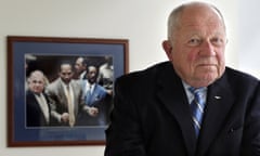 F. Lee Bailey<br>FILE - In this May 22, 2014, file photo, famed defense attorney F. Lee Bailey poses in his office in Yarmouth, Maine. Bailey, the celebrity attorney who defended O.J. Simpson, Patricia Hearst and the alleged Boston Strangler, but whose legal career halted when he was disbarred in two states, has died, a former colleague confirmed Thursday, June 3, 2021. He was 87. (AP Photo/Robert F. Bukaty, File)