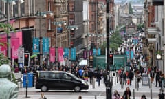 Buchanan Street in Glasgow.