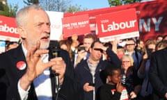 General Election 2017<br>Labour leader Jeremy Corbyn speaks in Morley, Leeds. PRESS ASSOCIATION Photo. Picture date: Tuesday May 9, 2017. See PA ELECTION Stories. Photo credit should read: Danny Lawson/PA Wire