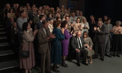 ‘The film is so incurious about the lives of the rescued children’ … Anthony Hopkins, seated centre, in One Life.