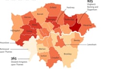 Barking and Dagenham has the highest rate of pedestrian deaths and injuries in London