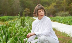 Isabella Rossellini on her Bellport, NY farm.