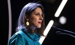 Nazanin Zaghari-Ratcliffe at the 2023 Booker prize ceremony.