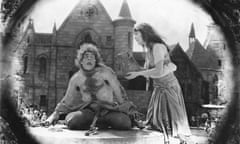 Lon Chaney as Quasimodo and Patsy Ruth Miller as Esmeralda