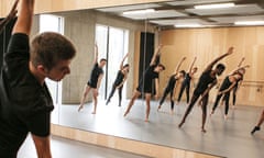Mountview Academy students in a dance class