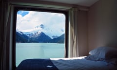 Breathtaking views of the Darwin ranges, next to Pia glacier, from the cruise ship Australis