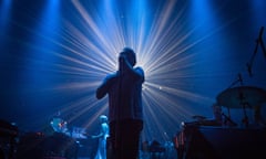 LCD Soundsystem Performs At L'Olympia<br>PARIS, FRANCE - SEPTEMBER 13: James Murphy from LCD Soundsystem performs at L'Olympia on September 13, 2017 in Paris, France. (Photo by David Wolff - Patrick/Redferns)