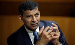 Raghuram Rajan gesturing with hands