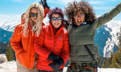 Trailblazers … (from left) Emily Atack, Ruby Wax and Mel B.