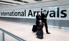 senior british airways crew at heathrow