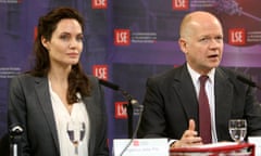 Angelina Jolie and William Hague