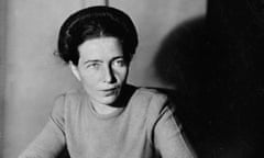 Simone de Beauvoir in 1945.