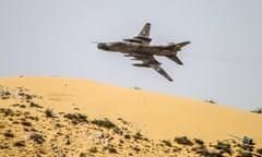 A Syrian air force jet near Palmyra earlier this year.