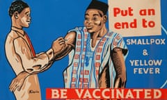 Nigeria Department of Health poster encouraging inoculation.