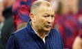 Eddie Jones at the Stade de France on Saturday.