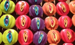 Leyla Hussein's vulva cupcakes