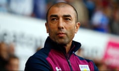 Aston Villa manager Roberto Di Matteo