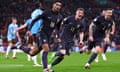 Jude Bellingham (left) celebrates scoring England’s very late equaliser against Belgium.