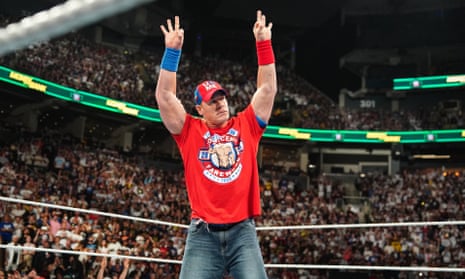 John Cena during the during Money in the Bank event in Toronto, Canada, where he announced his retirement from WWE