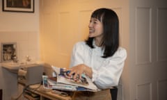 The image is part of a series about how Marie Kondo helps writer Zoe Williams tidy up her office at home in London 
Photograph: Alecsandra Dragoi for the Guardian