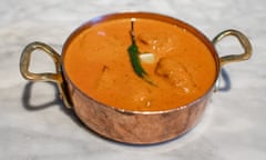 A butter chicken curry