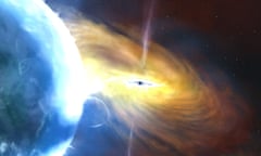 Artist's impression of a black hole