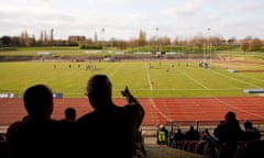 Heritage day to celebrate history of Rugby League in London<br>Rugby League - London Skolars v - Heritage day to celebrate history of Rugby League in London - White Hart Lane Community Sports Centre - 22/3/09 General view of fans watching the game Mandatory Credit: Action Images / Steven Paston Livepic