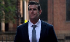 Ben Roberts-Smith leaves the Federal Court of Australia in Sydney