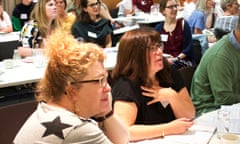 Delegates in attendance at the Guardian Education Centre Reading for pleasure conference 4 July 2019