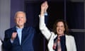 US president Joe Biden and US Vice President Kamala Harris