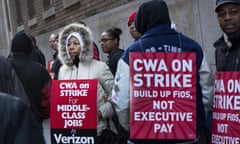 Verizon strike New York
