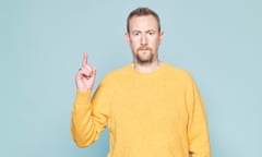 Saturday Guardian MAgazine<br>Comedian Alex Horne/ The Taskmaster. C4 show.