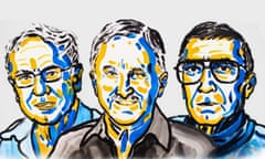 The Nobel Prize in chemistry has been won by Tomas Lindahl, Paul Modrich, and Aziz Sancar.