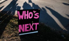 A sign at a vigil held for victims in Las Vegas. Nearly all rightwing pundits believe that Americans’ unique access to firearms should continue.