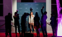 A 'red carpet experience' staged for the opening of the Tax Office restaurant and bar in Brisbane, Australia. Photograph by Rhett Hammerton for The Guardian