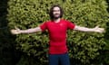 Fitness instructor Joe Wicks photographed in his garden in Surrey