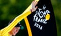 Tour de France 2016 - 21st stage<br>epa05439440 Team Sky rider Christopher Froome of Great Britain celebrates on the podium wearing the overall leader yellow jersey after winning the 103rd edition of the Tour de France cycling race over 113Km between Chantilly and Paris Champs-Elysees, France, 24 July 2016.  EPA/IAN LANGSDON