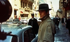 Alain Delon in Le Samourai.