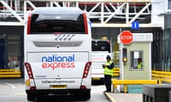 National Express coach at Victoria station, London