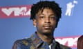 21 Savage,Post Malone<br>CORRECTS RELEASE DATE - FILE - In this Aug. 20, 2018, file photo, 21 Savage poses in the press room at the MTV Video Music Awards at Radio City Music Hall in New York. A lawyer for rapper 21 Savage said Tuesday, Feb. 12, 2019, that he has been granted bond for release from federal immigration custody, but the bond was granted too late Tuesday for him to be released right away. He said he anticipates the rapper, whose given name is She’yaa Bin Abraham-Joseph, will be released Wednesday, Feb. 13. (Photo by Evan Agostini/Invision/AP, File)