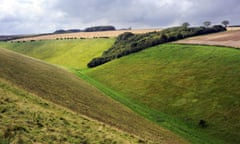 Horse Dale near the village of Fridaythorpe, on the Yorkshire Wolds Way national trail, England