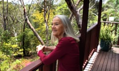 May-Brit Akerholt, translator of the Nobel prize in Literature winner Jon Fosse, at home in Springwood. NSW. Australia. 30th November 2023.  Photograph by Dean Sewell/Oculi for Guardian Australia.