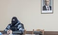 Waiting in a Russian police station after being arrested at an opposition protest in 2021, photographer Dmitry Markov surreptitiously raised his iPhone, snapped a photo, and posted it to Instagram.
The image, of a burly police officer in body armour and a black balaclava sitting below a photograph of president Vladimir Putin, quickly went viral.