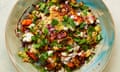 Meera Sodha’s leftover roast vegetable chaat.