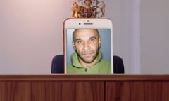 Doing FaceTime ... an imagining of Goldie in court.