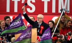 General Election 2019<br>Labour Party leader Jeremy Corbyn speaks at a rally in Stainton Village in Middlesbrough, on the last day of General Election campaigning. PA Photo. Picture date: Wednesday December 11, 2019. Photo credit should read: Owen Humphreys/PA Wire