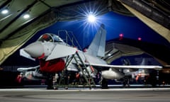 Typhoons are positioned at RAF Akrotiri in Cyprus