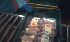 Chicken labelled as Willow Farm produce for sale in Tesco.