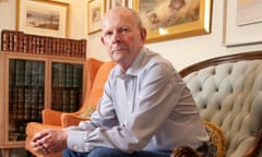 Wilbur Smith at his home in  West London